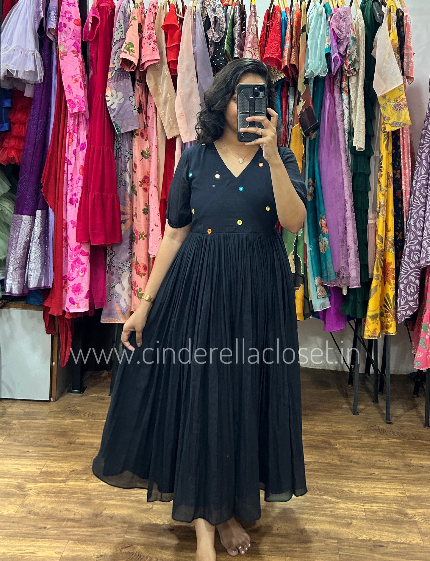 Black Long Frock