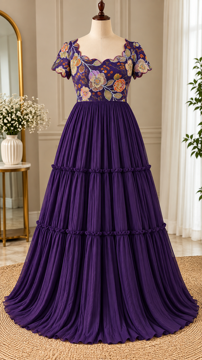 Purple flora tissue