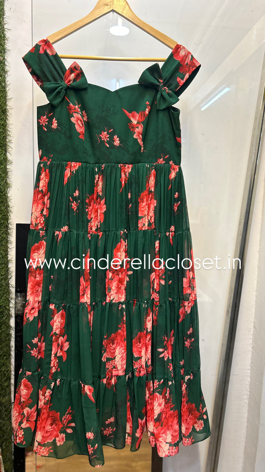 Emerald Rose Tiered Frock